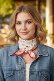 Sea Life Pattern Print Bandana Scarf