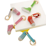 Rhinestone Pave Sneaker Bag Charm