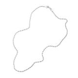 20 INCH, 3mm Stainless Steel Rope Chain Necklace