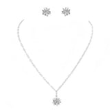 Christmas Gift Bow Necklace
