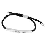 Gold Dipped Bar Pointed Rope Cinch Pull Tie Bracelet