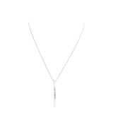 Just Married Metal Bar Pendant Necklace