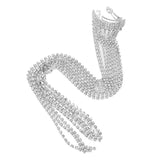 Rhinestone Fringe Barrette