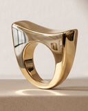 Caroline Sculptural Dome Ring Gold