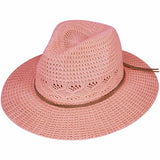C.C Women's Cotton Knitted Panama Hat Sun