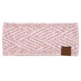 C.C Diagonal Stripes Criss Cross Pattern Earmuff Headband