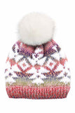 C.C Multi Yarn Aztec Beanie Hat