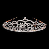 Crystal Rhinestone Happy Birthday Party Tiara