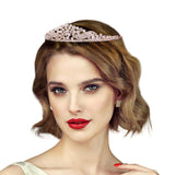 Glass Crystal Pageant Queen Tiara