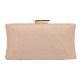 Glittered Rectangle Evening Clutch Crossbody Bag