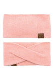 C.C Soft Recycled Fine Yarn Cuff Headwrap Earmuffs
