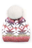 C.C Multi Yarn Aztec Beanie Hat