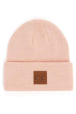 C.C Unisex Classic Basic Solid Color Beanie