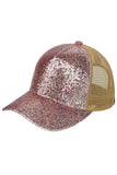 C.C Women's Glitter Trucker Cap Hat