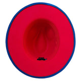 Belt Band Pointed Fedora Hat