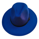 Belt Band Pointed Fedora Hat