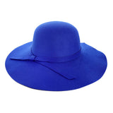 Ribbon Band Pointed Solid Panama Hat