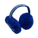 Studded Fluffy Plush Fur Foldable Earmuff
