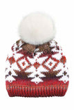 C.C Multi Yarn Aztec Beanie Hat