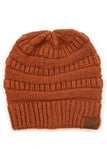 C.C Soft Yarn Knit Beanie Hat