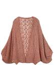 Lace Back Crochet Cardigan