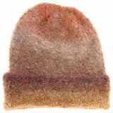 Women's Multi-colored Slouchy Mohair Cuffed C.C Beanie