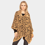 Leopard Printed Poncho