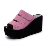 CozyLift Wedge Slippers