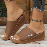 Half-Covered Slip-on Sandals - AfterAmour