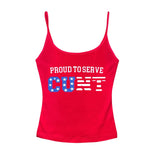 Proud To Serve Graphic Top