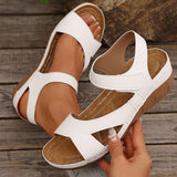 Slingback Wedge Sandals - AfterAmour