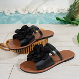 Flower Sandal Flats - AfterAmour