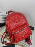Crocodile Leather Backpack