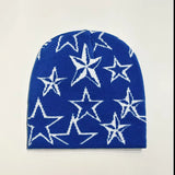 five-pointed star y2k beanie - AfterAmour