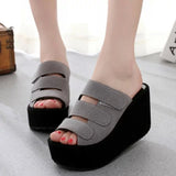 CozyLift Wedge Slippers - AfterAmour