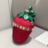 Crystal Berry Luxe Strawberry Bag - AfterAmour