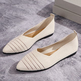 Pointed Knitted Flats