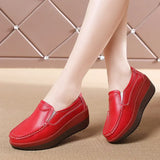 Hollow Print Platform Flats - AfterAmour