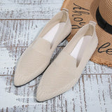 Sharp Mesh Loafer Flats - AfterAmour