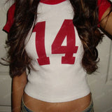 Varsity Forteen Baby Tee
