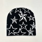 five-pointed star y2k beanie - AfterAmour