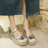 Weave Wege Platform Heels - AfterAmour