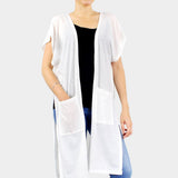 Front Pockets Jersey Vest