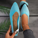 Pointed Knitted Flats