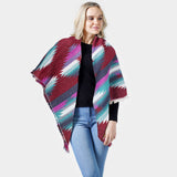 Western Pattern Jacquard Blanket Shawl