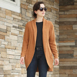 Solid Open Cardigan