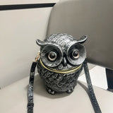 Owl-Shaped Handbag