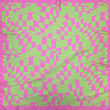 Abstract Wavy Square Print Square Bandana Scarf