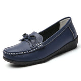 Round Toe Loafer Flats - AfterAmour