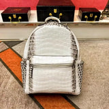 Crocodile Leather Backpack